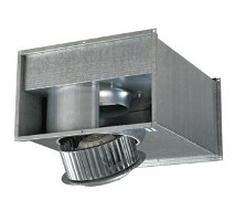 Centrifugal fans for rectangular channel systems